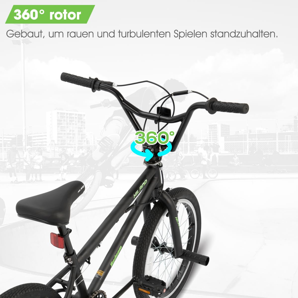 HILAND Redeem 20 Inch BMX Bike,Kids BMX Bike U-Brakes, High Carbon